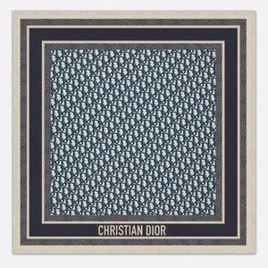 DIOR OBLIQUE DIORTWIN 70 SQUARE SCARF